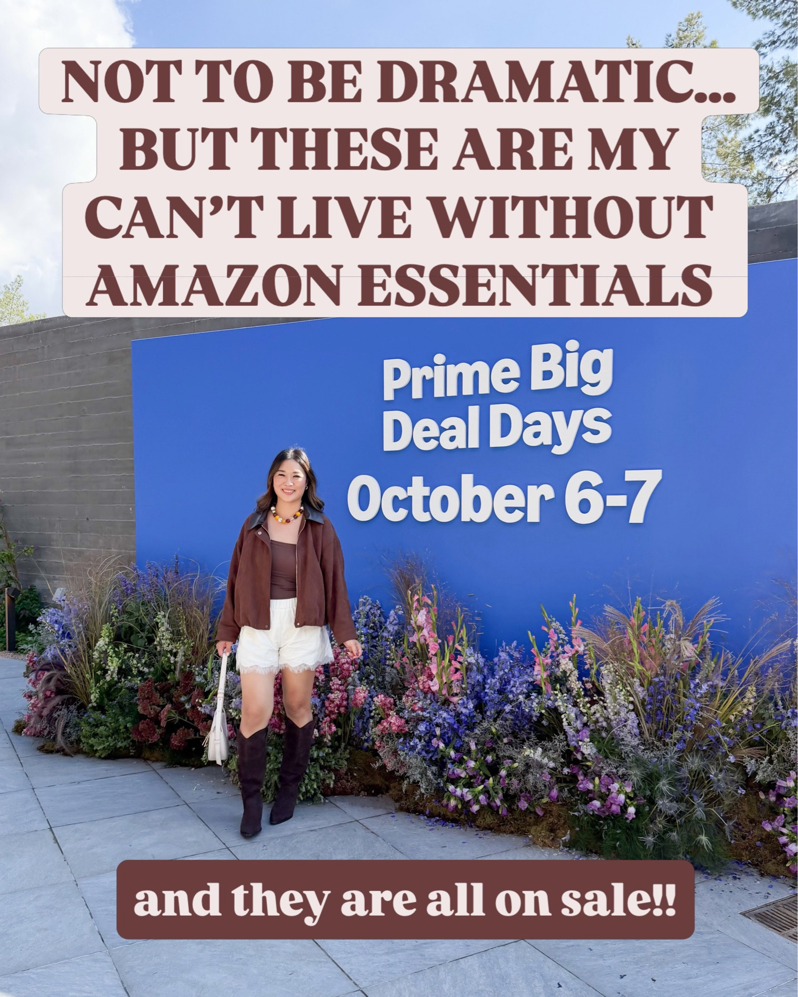 Comment “WANT IT” to get my list of Amazon can’t live without essentials (THAT ARE ALL ON SALE) sent to your DM!! From fashion to beauty to home, it’s a little bit of everything and I use most these things every week (and some every single day)!! 

Amazon Prime, Prime Day, Amazon Sale, Millennial Mom, Asian Mom, Mom Must Haves