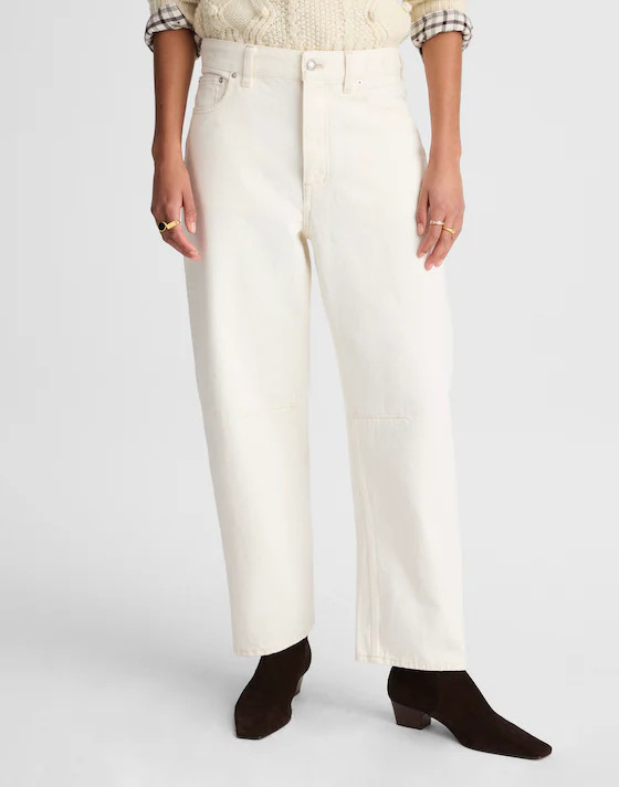 The Darted Barrel-Leg Jean | Madewell