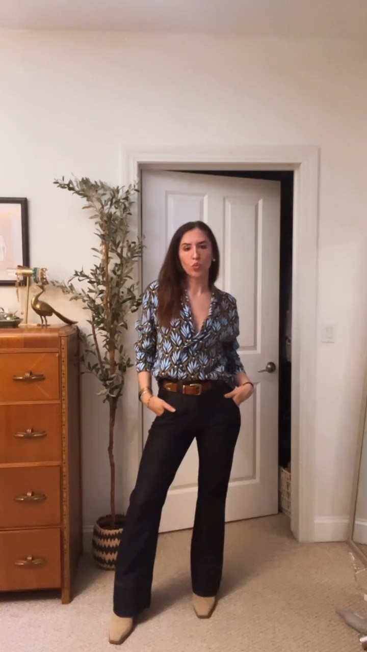 Thrifted Zara top, anthro jeans, madewell belt

#LTKFindsUnder100 #LTKFindsUnder50