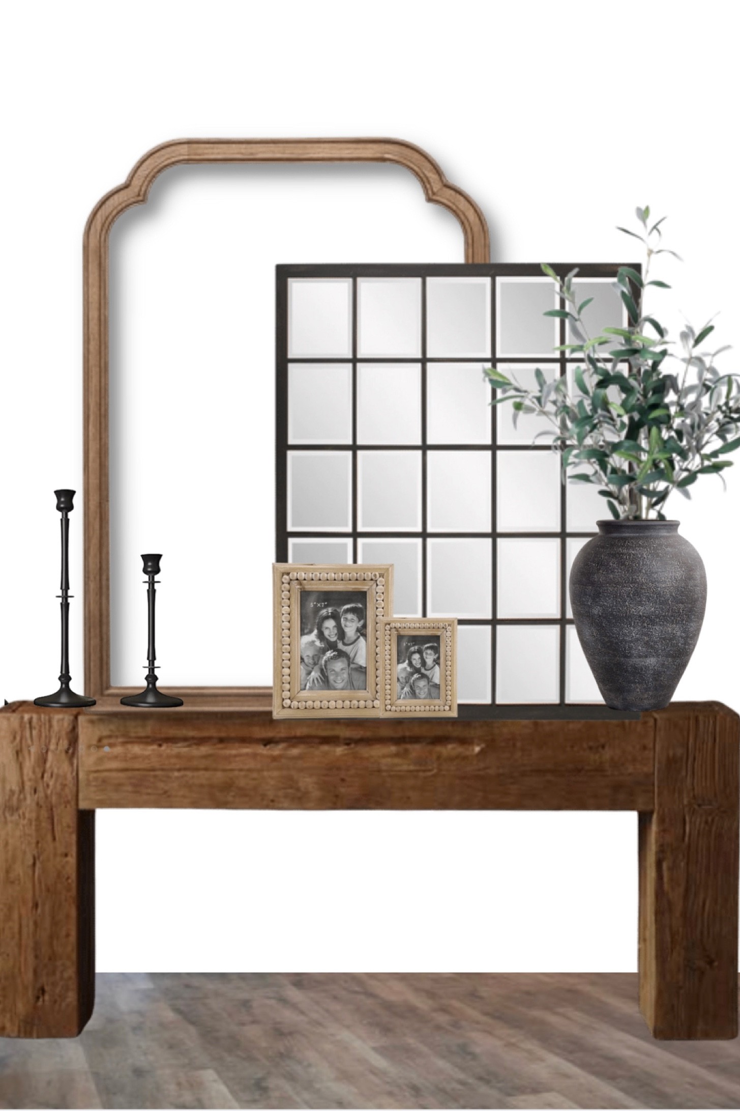 Styling an entry console table! Layer a mirror and an art piece, add a vase and a few frames plus your favorite decor  

#LTKstyletip #LTKhome