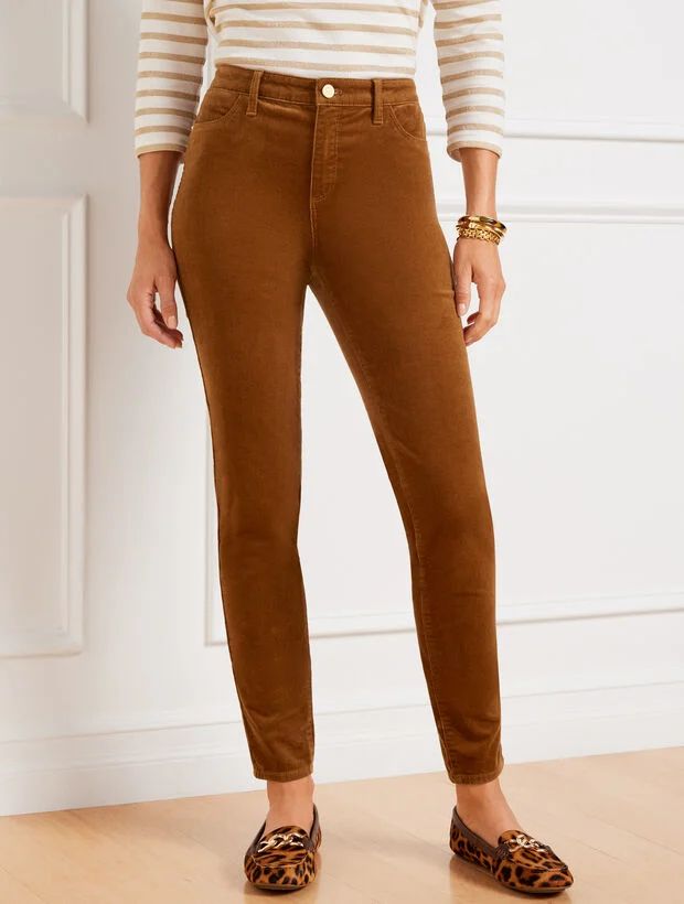 Stretch Corduroy Jeggings - Solids | Talbots