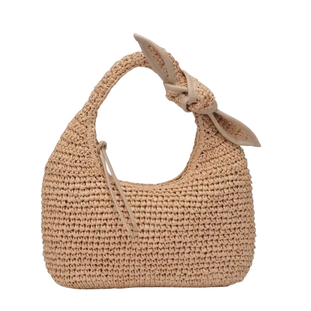 Straw Knot Hobo Bag | Sea Marie Designs