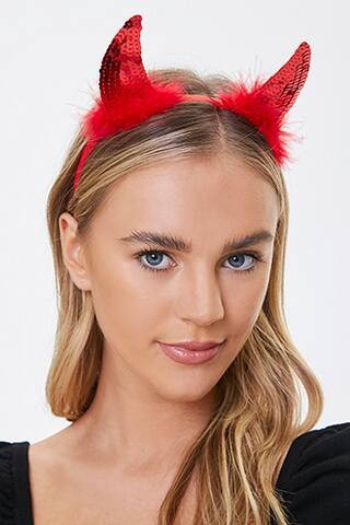Devil Horn Sequin Headband | Forever 21 (US)