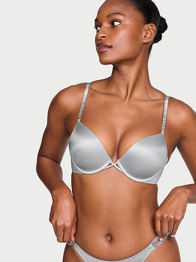 Very Sexy Bombshell Add-2-Cups Gradient Shine Strap Push-Up Bra, Grey, 32Aa - Women's Bras - Victoria's Secret | Victoria's Secret (US / CA )