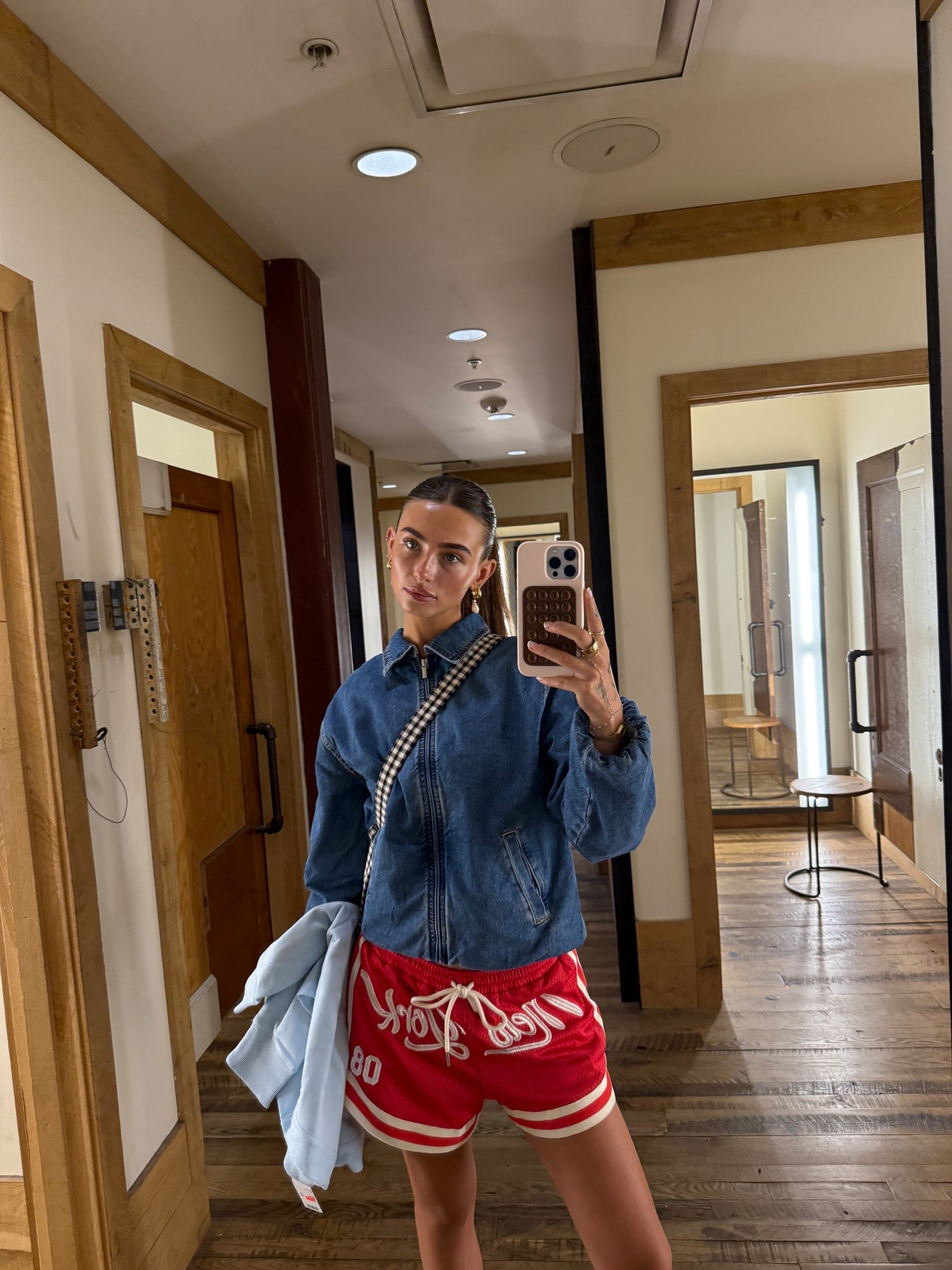 The NY red shorts are a new fave ❤️

#LTKSeasonal #LTKStyleTip