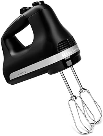 KitchenAid 5 Ultra Power Speed Hand Mixer - KHM512, Matte Black | Amazon (US)