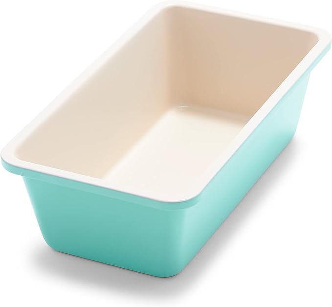 GreenLife Healthy Ceramic Nonstick, 8.5" x 4.4" Loaf Pan for Cake Bread Meatloaf and More, PFAS-F... | Amazon (US)