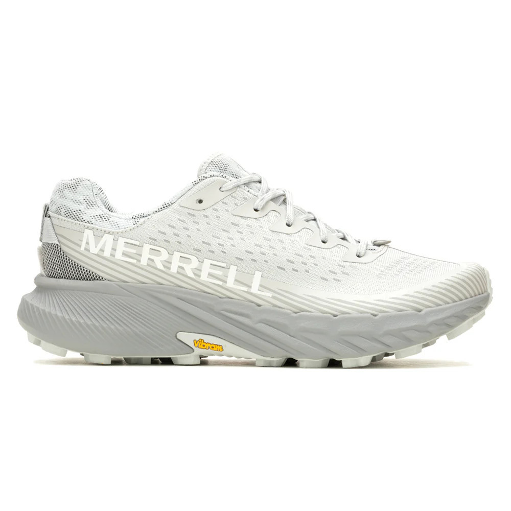 Shop Grey, Off White Mens Merrell Agility Peak 5 Trail Running Shoes | Shoebacca