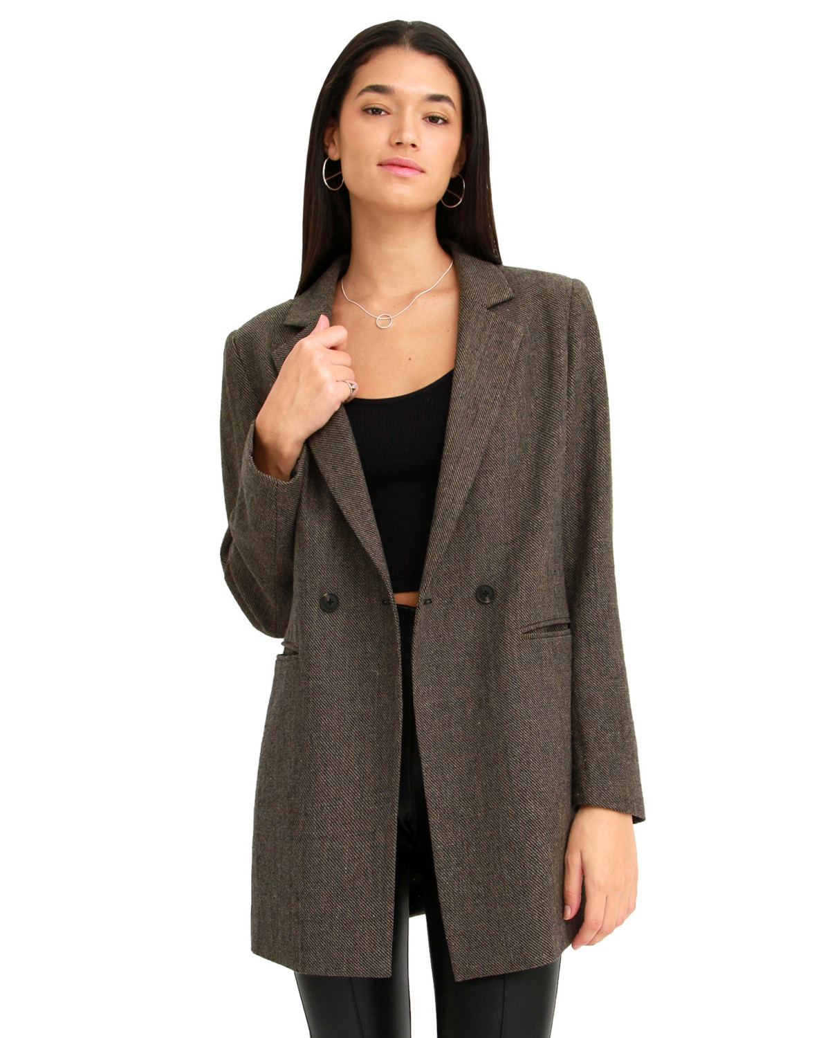 Belle & Bloom Women's Kensington Oversized Coat - Brown | Macy's
