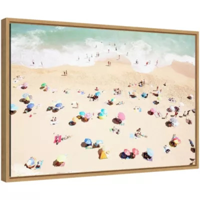 Amanti Art Seaside 1 (Beach) Framed Canvas Wall Art Print | Belk