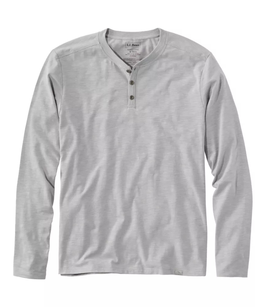 Men's Explorer Slub Tee, Henley Long-Sleeve | L.L. Bean