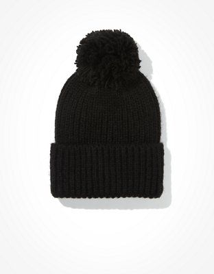 AE Ribbed Pom Beanie | American Eagle Outfitters (US & CA)
