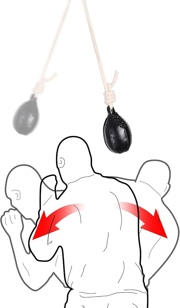 INNOLIFE Boxing Slip Bag, Boxing Dodge Hide Speed Bag Maize Ball Leather Ball for Reflex Training... | Amazon (US)