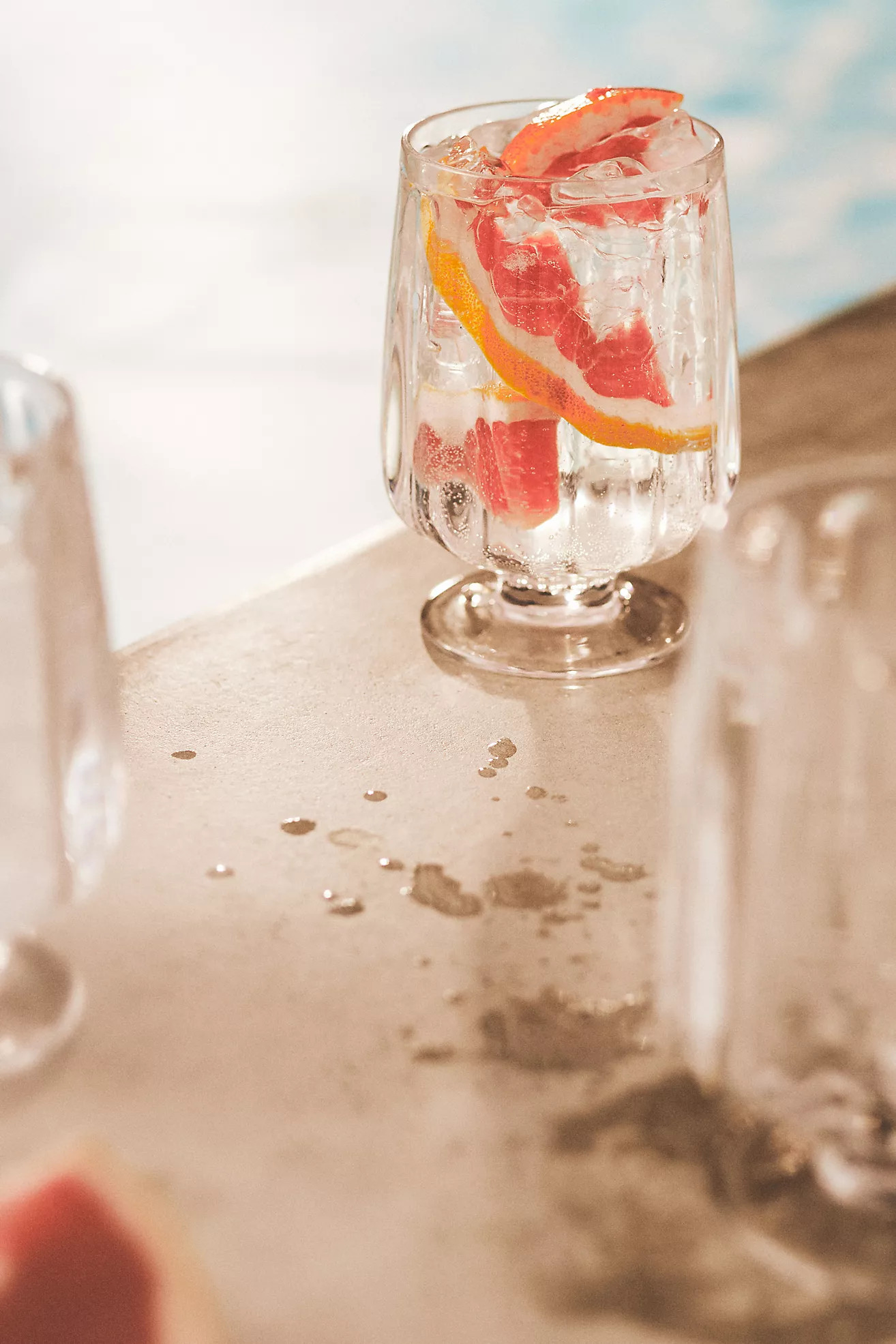 Lucia Acrylic Goblet Wine Glasses, Set of 4 | Anthropologie (US)