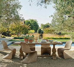 Wilder Reclaimed Teak Rectangular Outdoor Dining Table (111") | Pottery Barn (US)