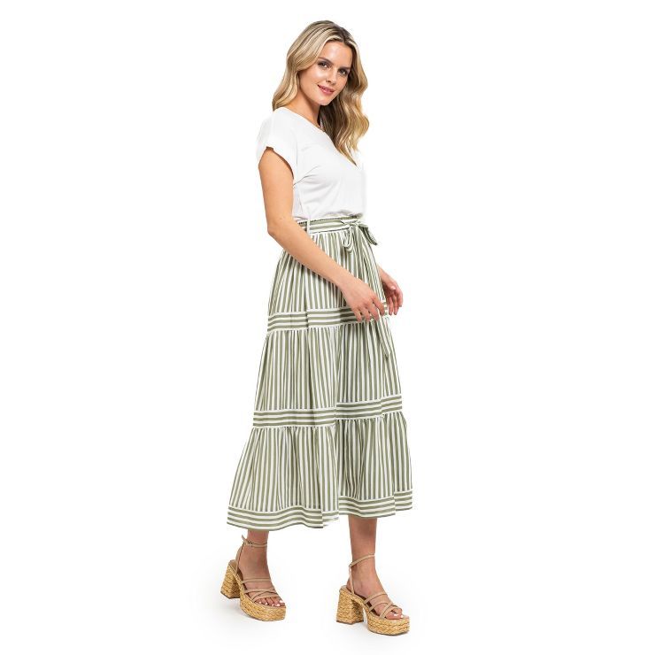 August Sky Women's T-shirt Twofer Maxi Dress | Target