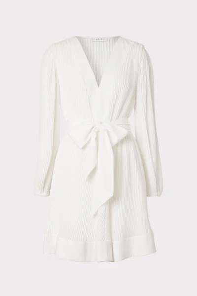 Liv Pleated Dress | MILLY