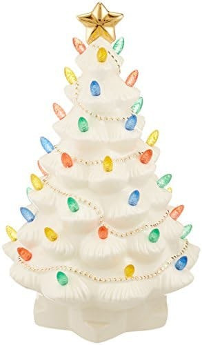 Lenox 867360 Treasured Traditions Ivory Lighted Tree Figurine | Amazon (US)