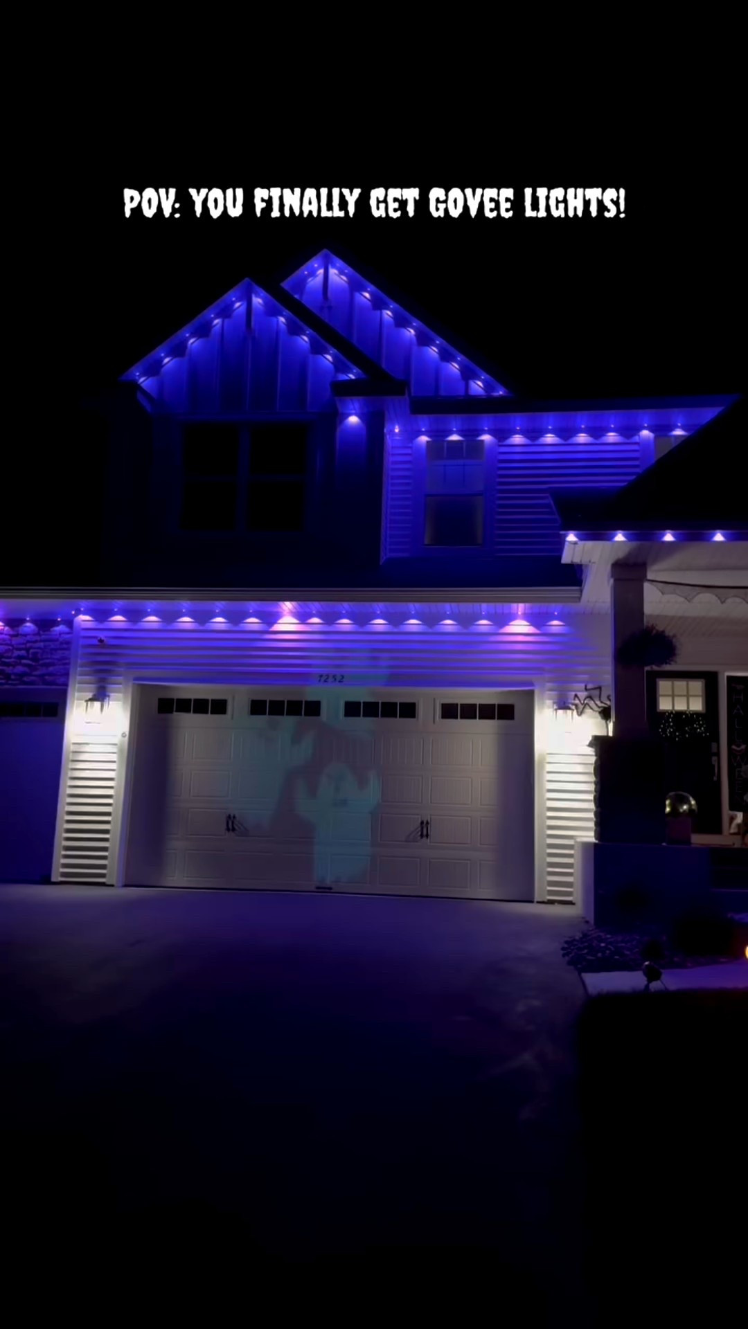 The glow up of our house this year is unreal! I'm so happy we finally managed to put our @goveeofficial outdoor lights up with no injuries 😅✌🏻

What do you think? Would you get them? 🤩

Let me know if you want me to send you the link x

#goveelights #permanentholidaylights #halloween