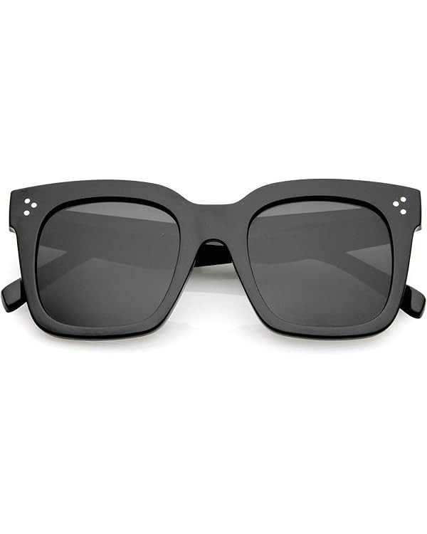 zeroUV Polarized Women Sunglasses, Square UV400 Protection Sun Glasses, Boho Large Vintage Lens, ... | Amazon (US)