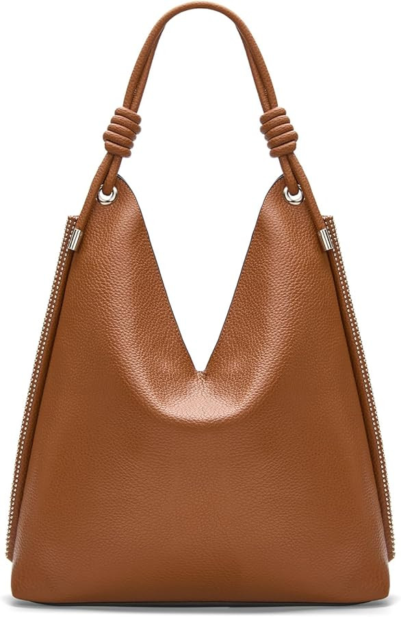 Montana West Hobo Bags for Women Soft Slouchy Top Handle Shoulder Purses Handbag with Knot Strap | Amazon (US)