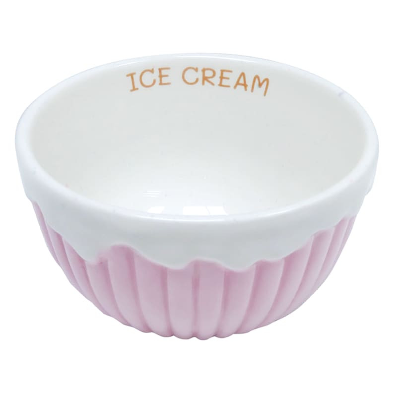Mrs. Claus' Bakery Pink Ceramic Ice Cream Bowl, 5" | At Home