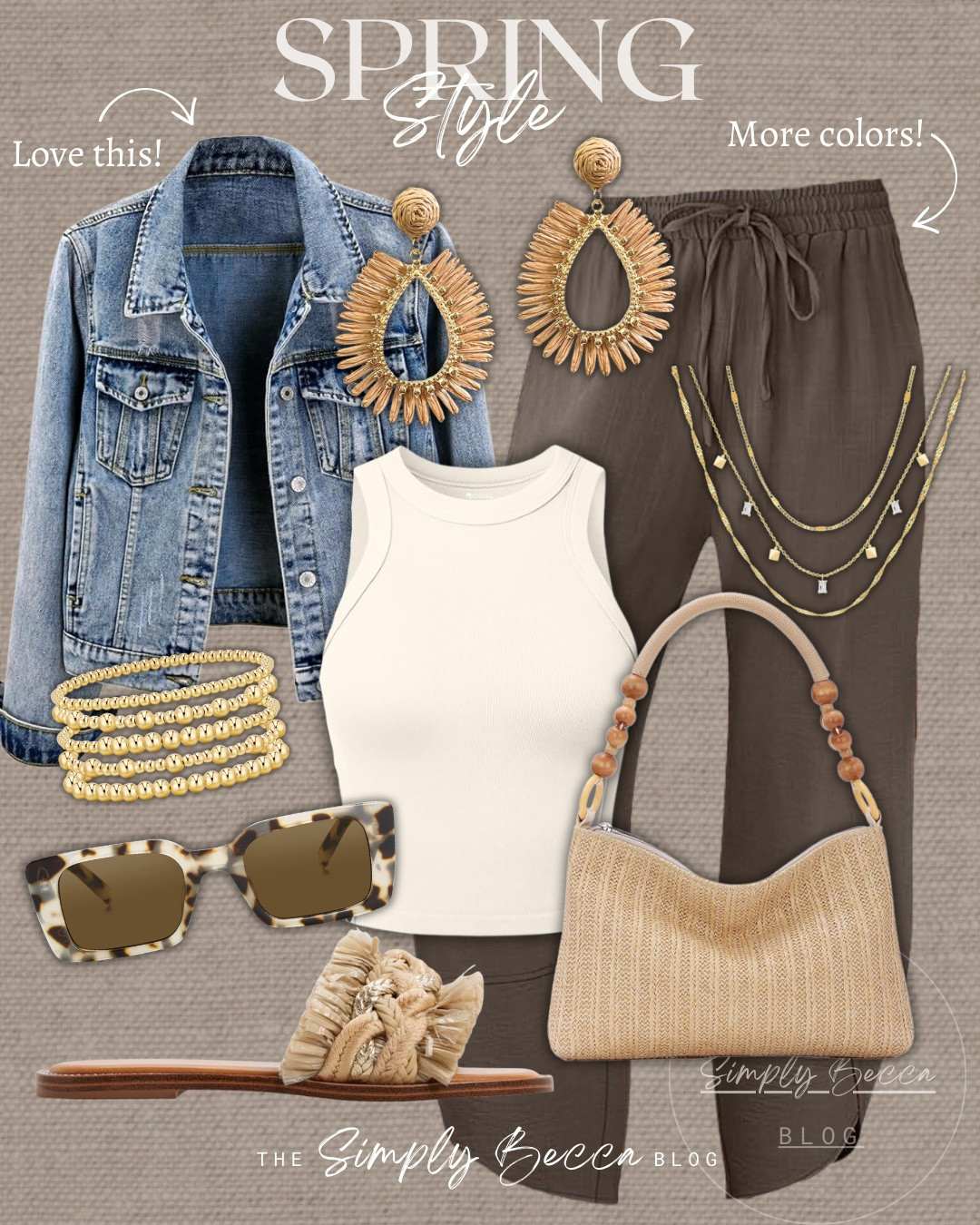 Comfy spring and summer pants are on SALE! 🤍🌼

@amazon 

 #amazon #ltkwomens #jeanjackets #goldbraceletstack #raffiasandals #LTKootd #LTKSeasonal #LTKOver40