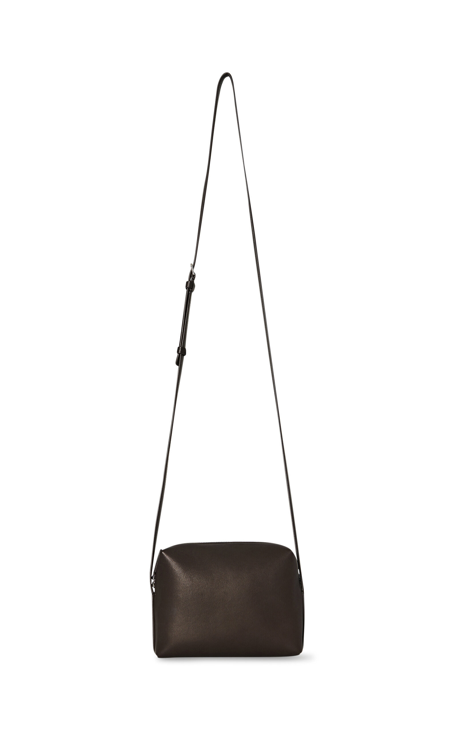 The Row - Regent Leather Crossbody Bag - Brown - OS - Moda Operandi | Moda Operandi (Global)