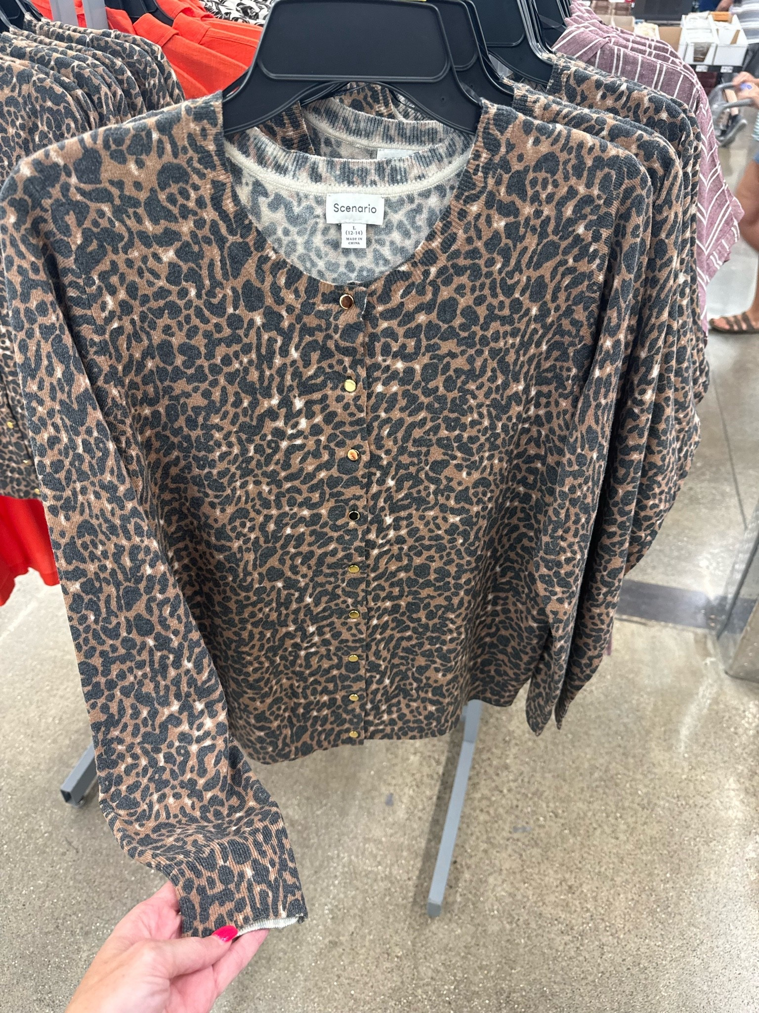 Walmart✨ Scenario Women's Button Front Printed Cardigan Sweater, Lightweight, Sizes XS-XXXL

#LTKgrwm #LTKWorkwear #LTKootd