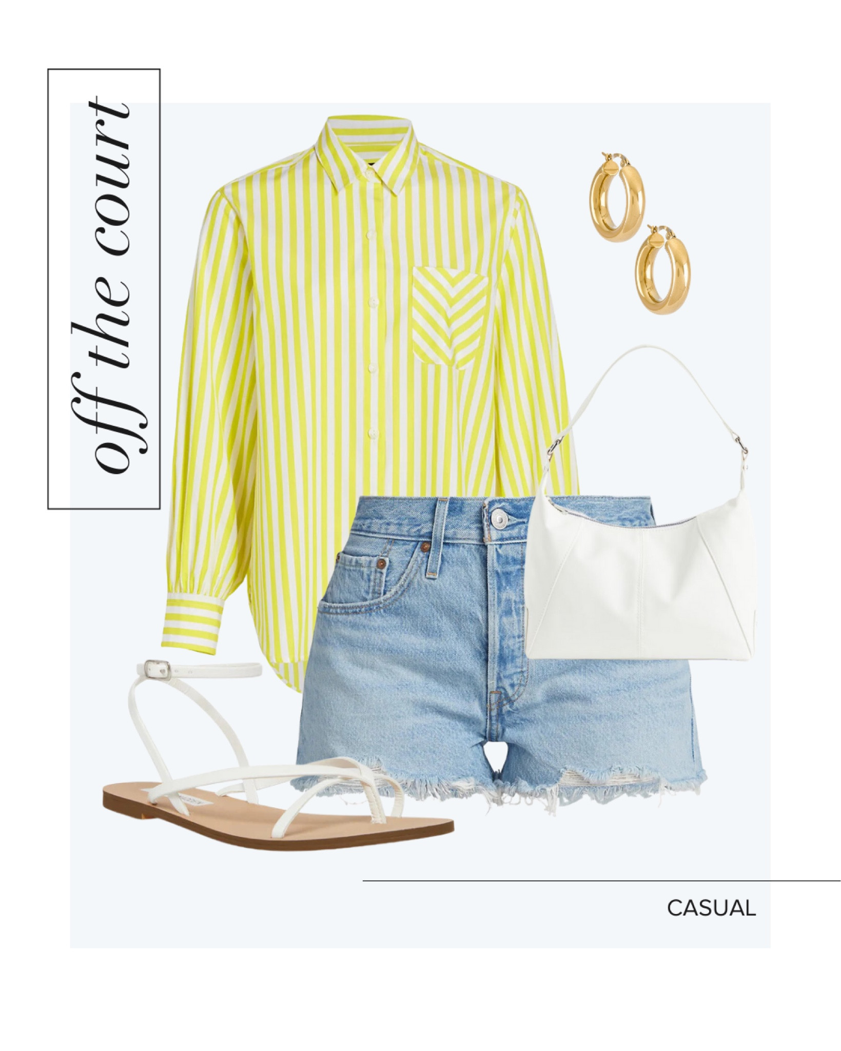 Cute brunch look for summer! I'm loving this bright yellow button up! 

#LTKFind #LTKstyletip #LTKSeasonal