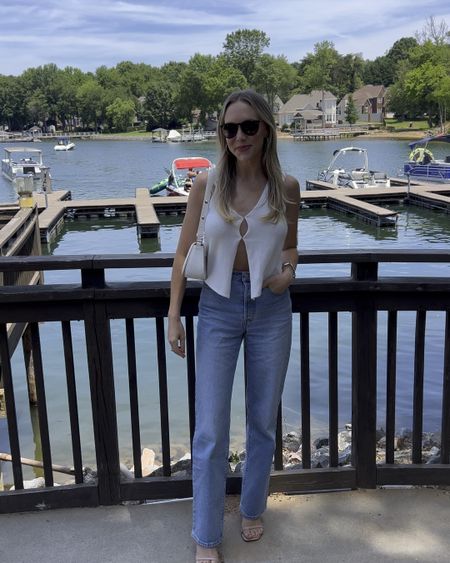 Brunch outfit, Levi jeans, white top, ray ban sunglasses. I’m wearing a Small in the top, and a 25 in the jeans.

#LTKStyleTip #LTKFindsUnder100 #LTKFindsUnder50