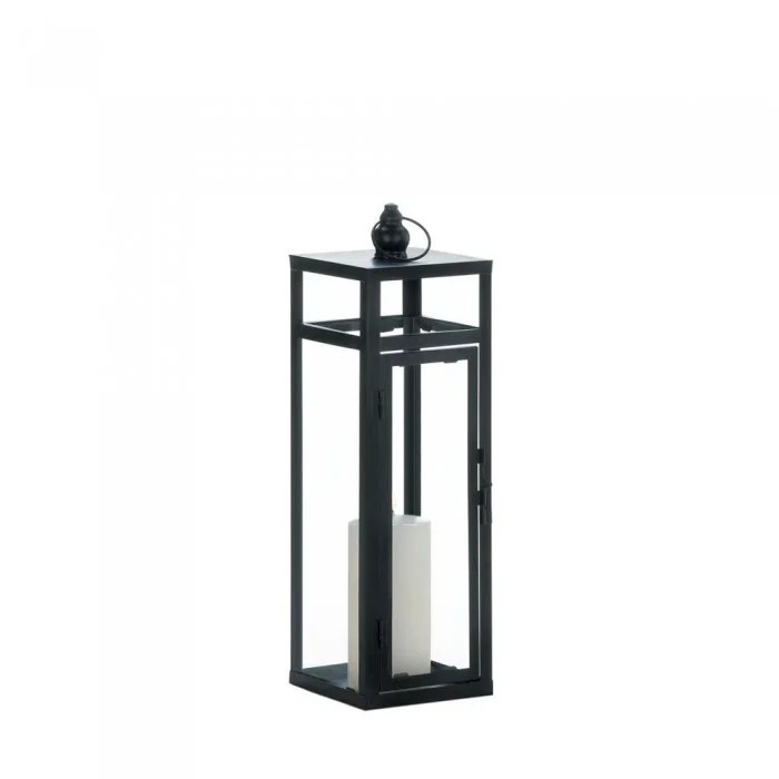 BLACK DRAMATIC GEOMETRY LANTERN | Walmart (US)