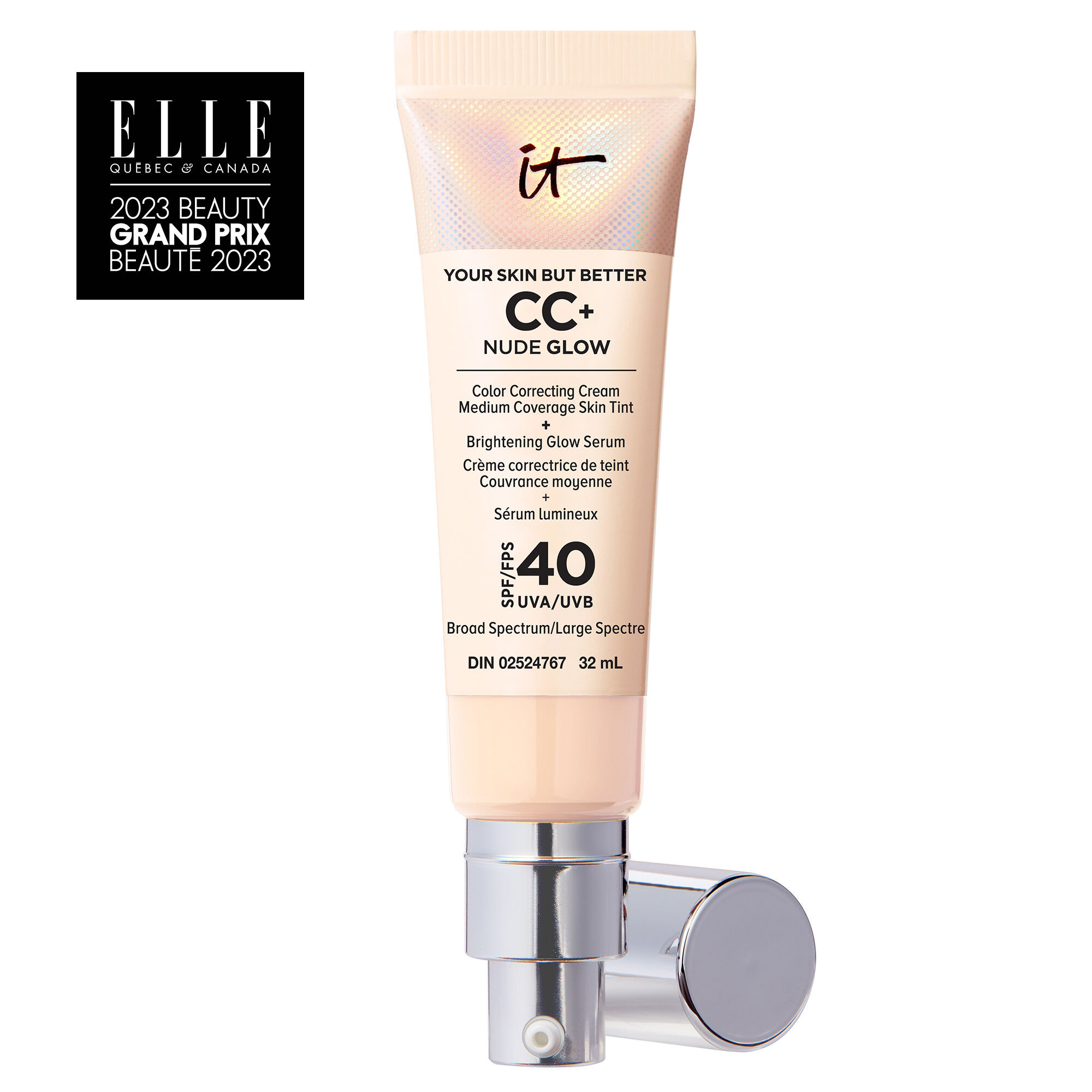 CC+ Nude Glow Cream SPF 40 - With Niacinamide - IT Cosmetics | IT Cosmetics (CA)