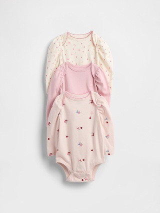 Baby First Favorites Organic Cotton Bodysuit (3-Pack) | Gap (US)