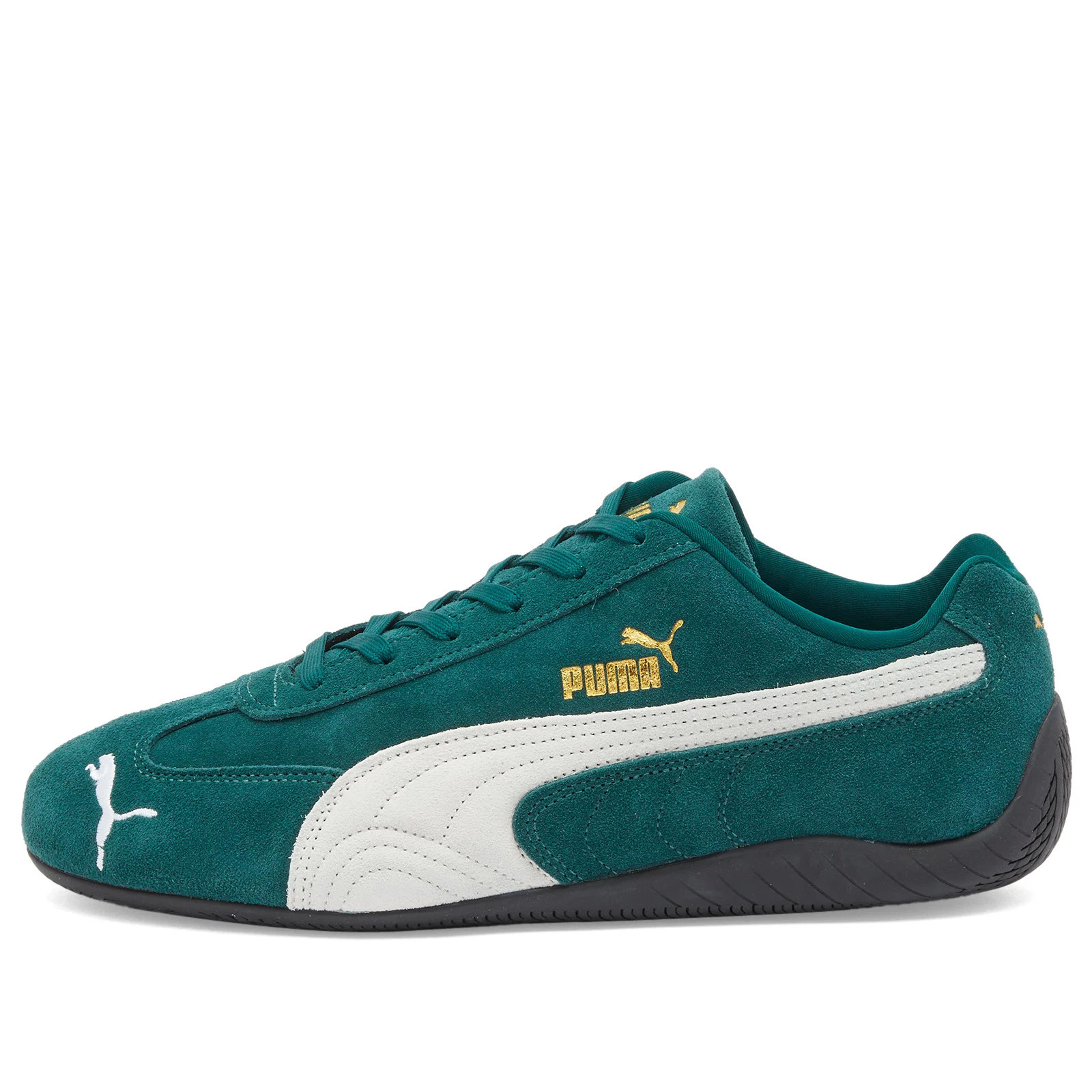 Puma Speedcat OG Sneaker in Dark Myrtle/Puma White, Size UK 10.5 | END. Clothing
