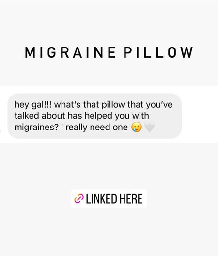 Migraine pillow
Acupuncture pillow 
Headache relief 

#LTKunder50 #LTKunder100 #LTKhome