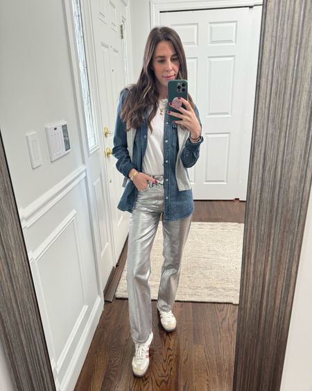 How to style silver jeans for an every day look! 

#LTKstyletip #LTKfindsunder100 #LTKfindsunder50