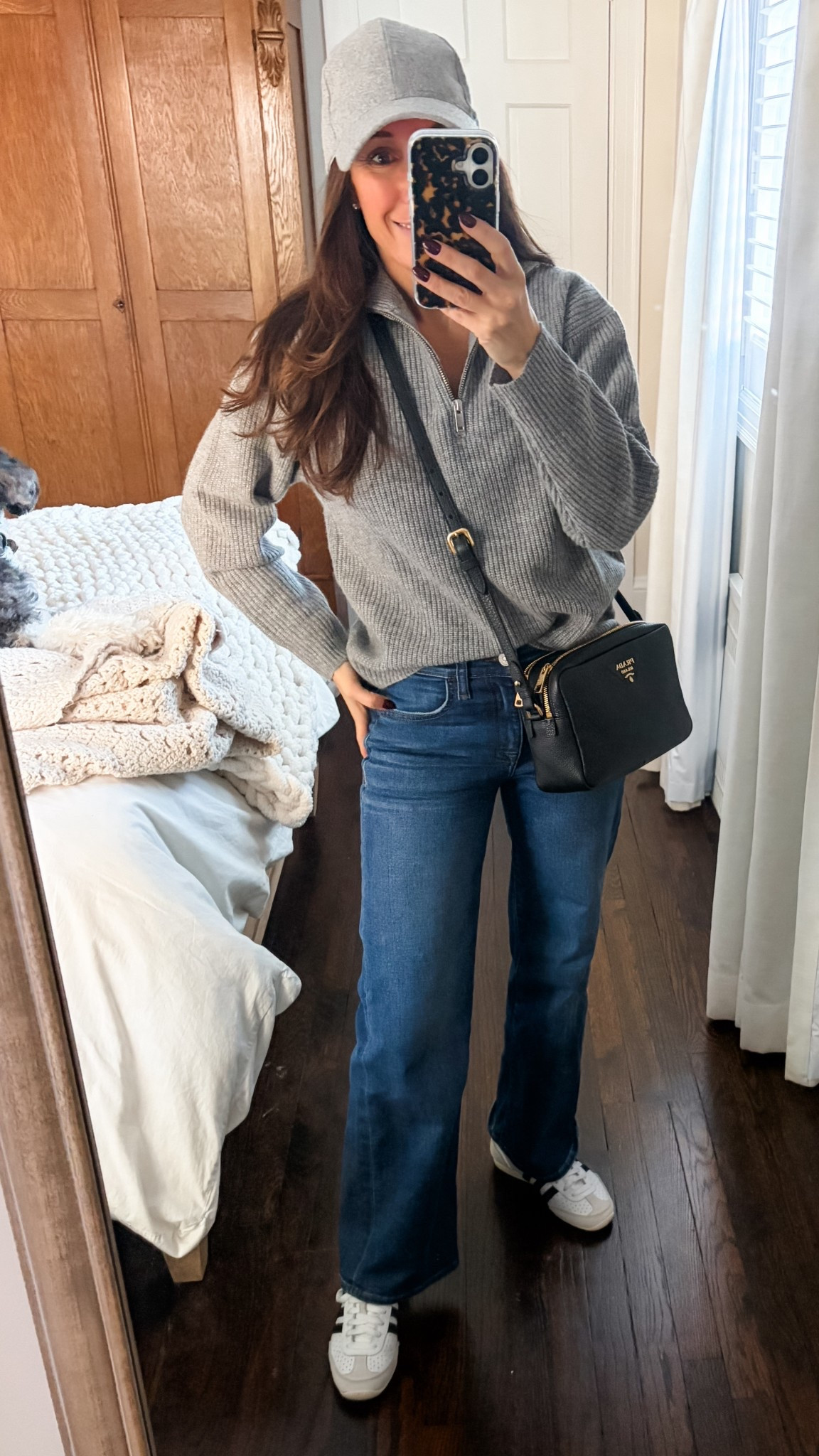 I am telling you to try Quince.  The shipping and returns are free through the post office.  So it is no risk and the quality for the price is amazing.  I am wearing an xs in this half zip cashmere sweater.


#LTKOver40 #LTKFindsUnder100 #LTKSeasonal