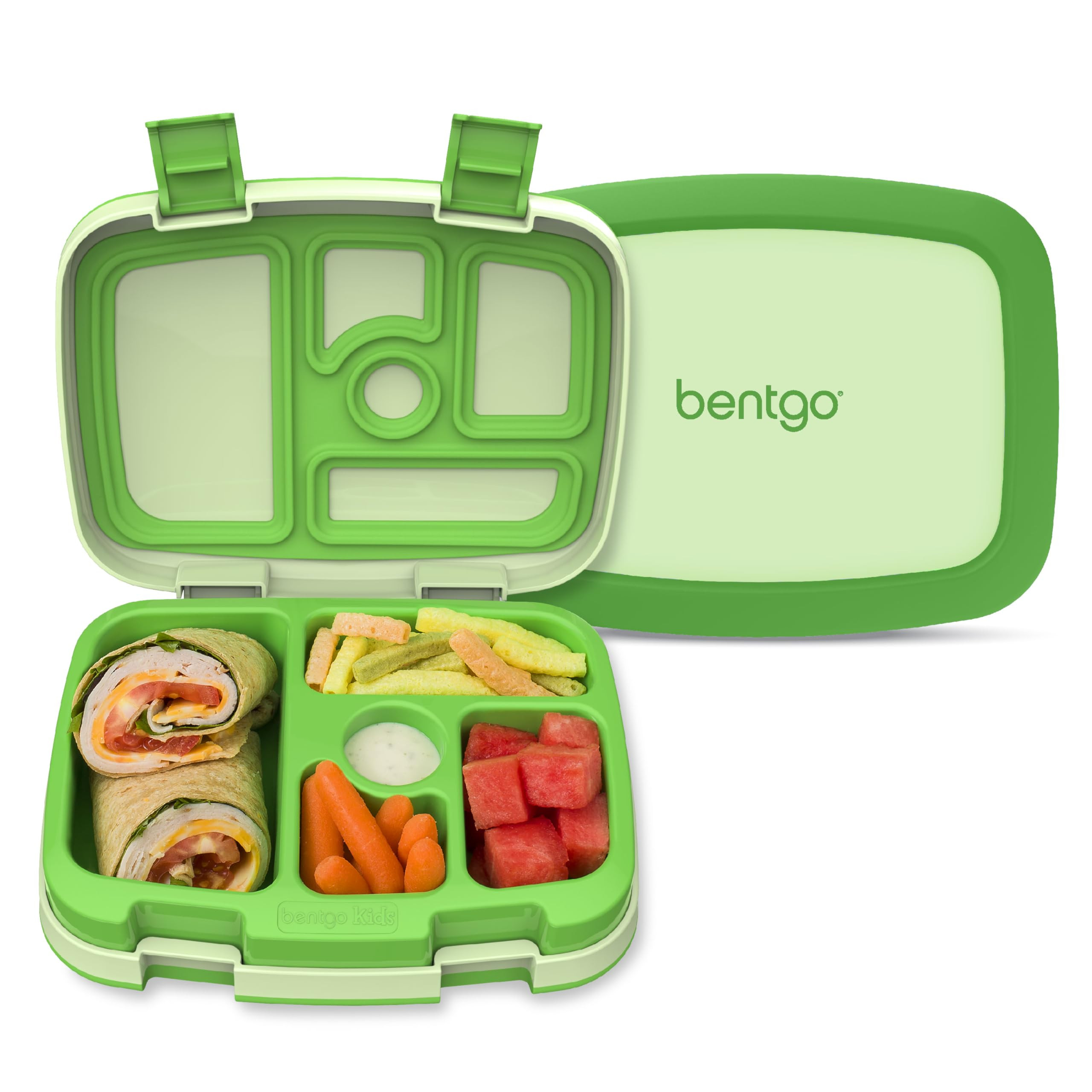 Bentgo Kids Bento-Style 5-Compartment Leak-Proof Lunch Box - Ideal Portion Sizes for Ages 3 to 7 ... | Amazon (US)