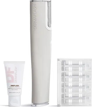 DERMAFLASH LUXE+ Advanced Sonic Dermaplaning & Peach Fuzz Removal Set | Nordstrom | Nordstrom