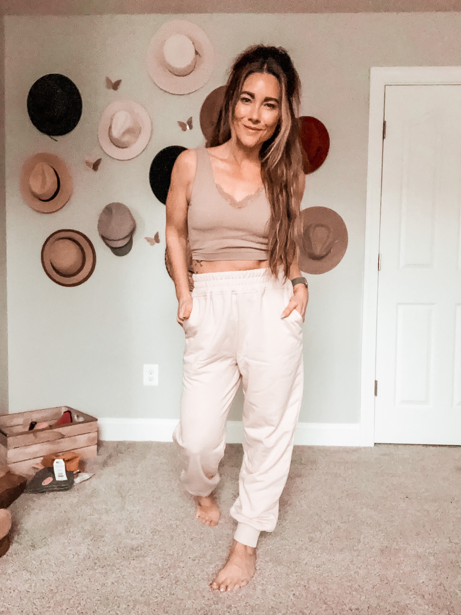 Super soft & comfy sweatpants and don’t squeeze your stomach. High waisted. I’m in a medium and they’re slightly big but I’m still keeping in case they shrink a bit. Comes in SO many colors and on sale  

#LTKfit #LTKunder50 #LTKSeasonal