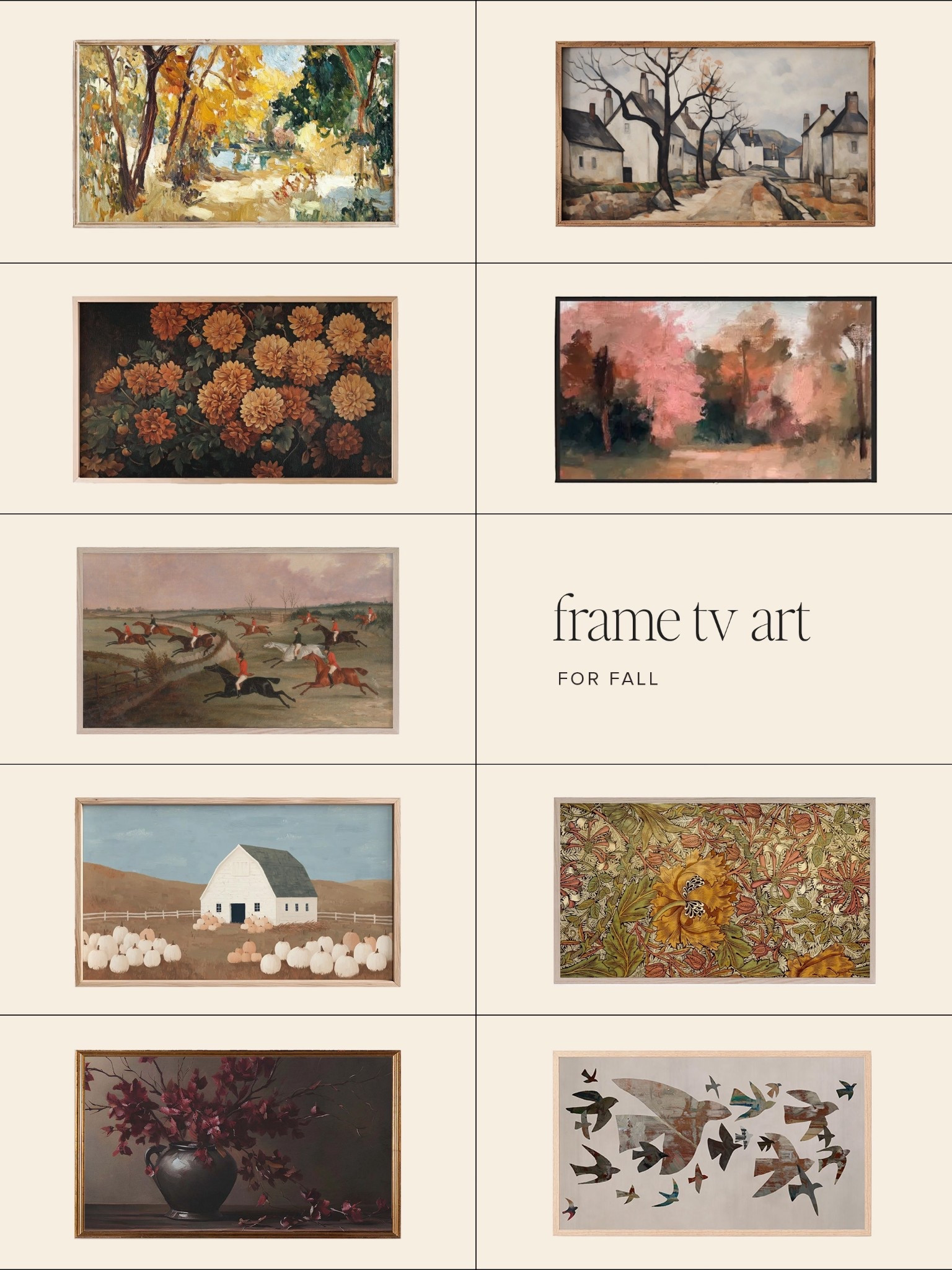 pretty frame tv art for fall 🍂

#LTKSeasonal #LTKFindsUnder50 #LTKHome