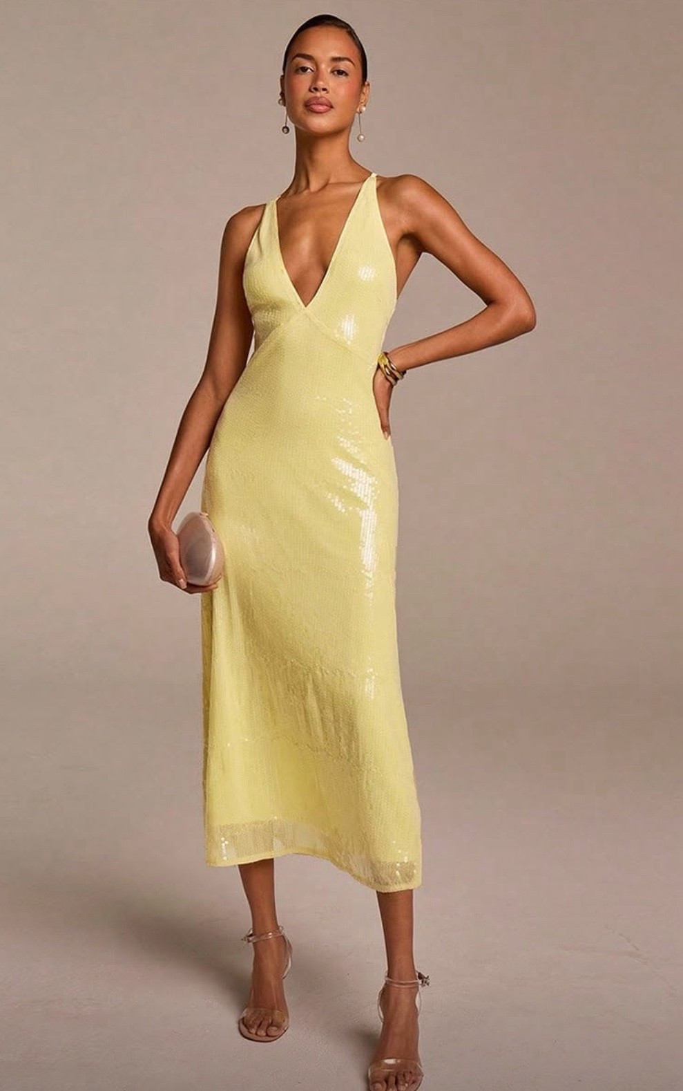  Women's Sequin Dress, Summer Dress For Women, Wedding Guest Dress, Party Dress, Cocktail Dress, Date Dress, Vacation Dress, Banquet Dress, Yellow Dress