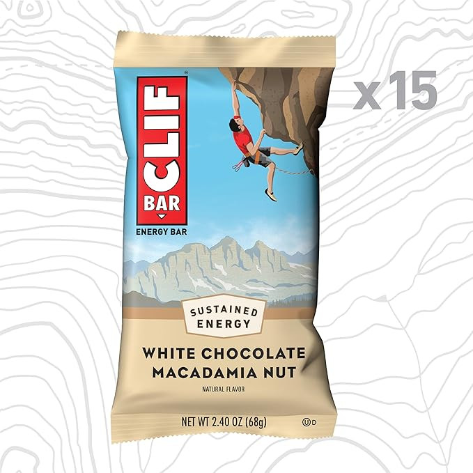 CLIF BAR - White Chocolate Macadamia Nut Flavor - Made with Organic Oats - Energy Bars - Non-GMO ... | Amazon (US)