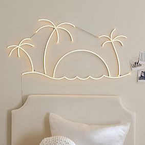Sunset Neon Wall Light | Pottery Barn Teen