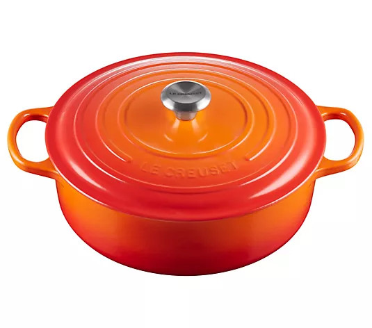 Le Creuset 6.75-Qt Signature Round Wide Oven | QVC