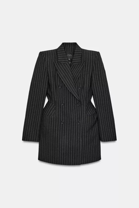 ZW COLLECTION PINSTRIPE BLAZER DRESS | Zara UK