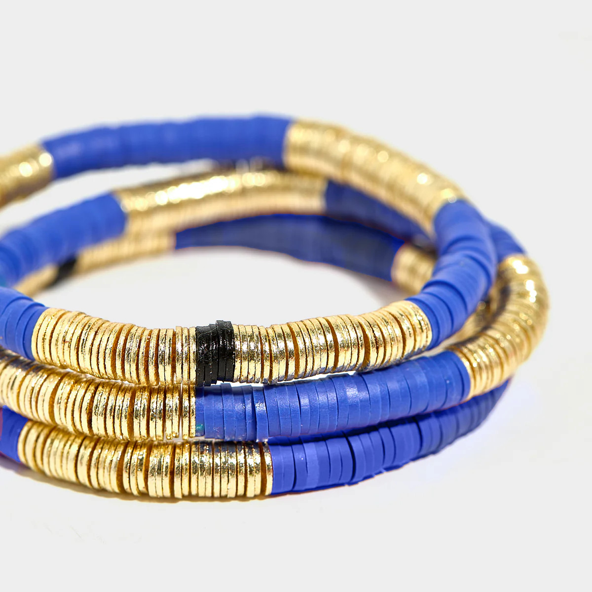 Cerulean Vinyl Bracelet 6mm | Allie + Bess