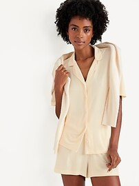 Knit Jersey Pajama Short Set | Old Navy (US)