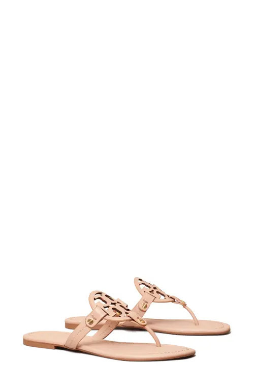 Tory Burch Miller Thong Sandal in Light Sand at Nordstrom, Size 9.5 | Nordstrom